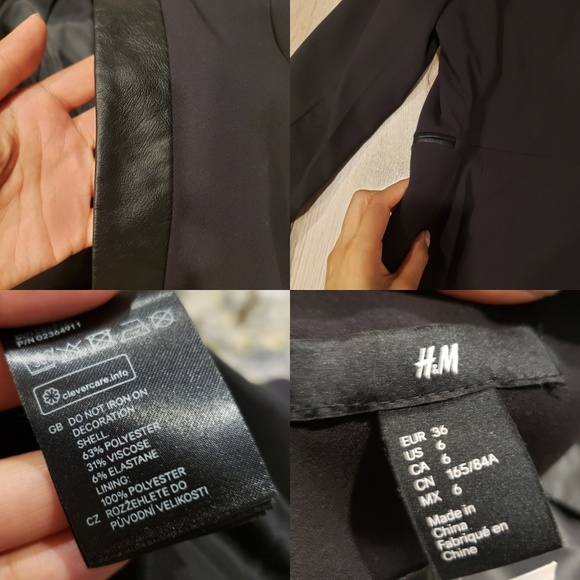 NWT H&M Black Blazer! - Picture 7 of 8